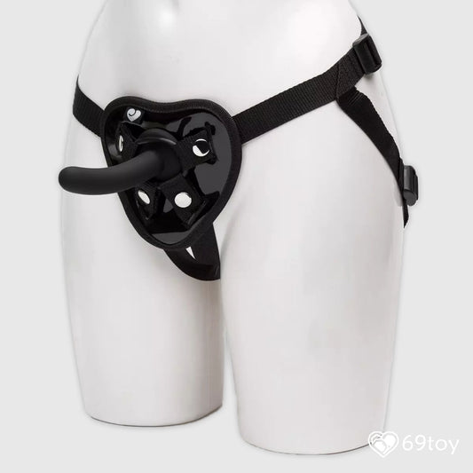 Beginner's Unisex Strap-On Harness Kit with 5 Inch Dildo