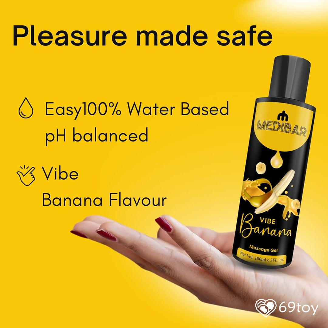 Medibar Natural Intimate Lub & Massage Gel - Banana