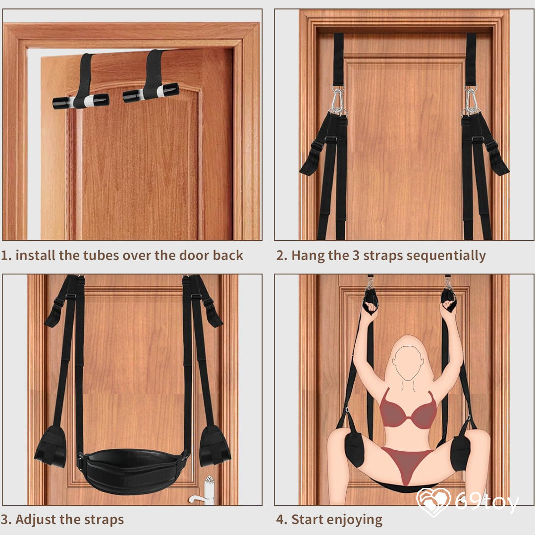 BDSM Door Sex Swing with Seat