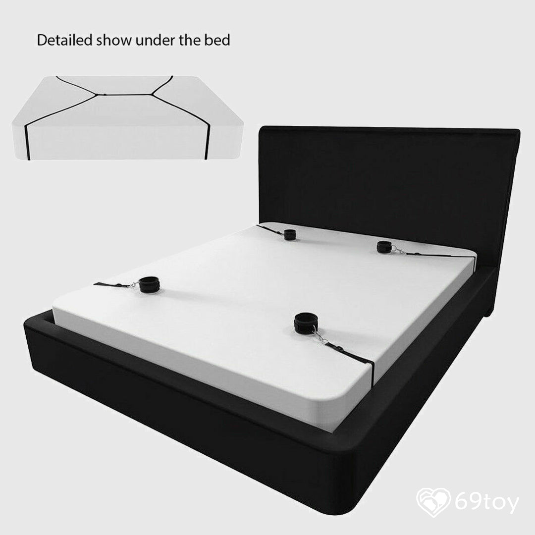 BDSM Bed Restraint Harness Bondage Set