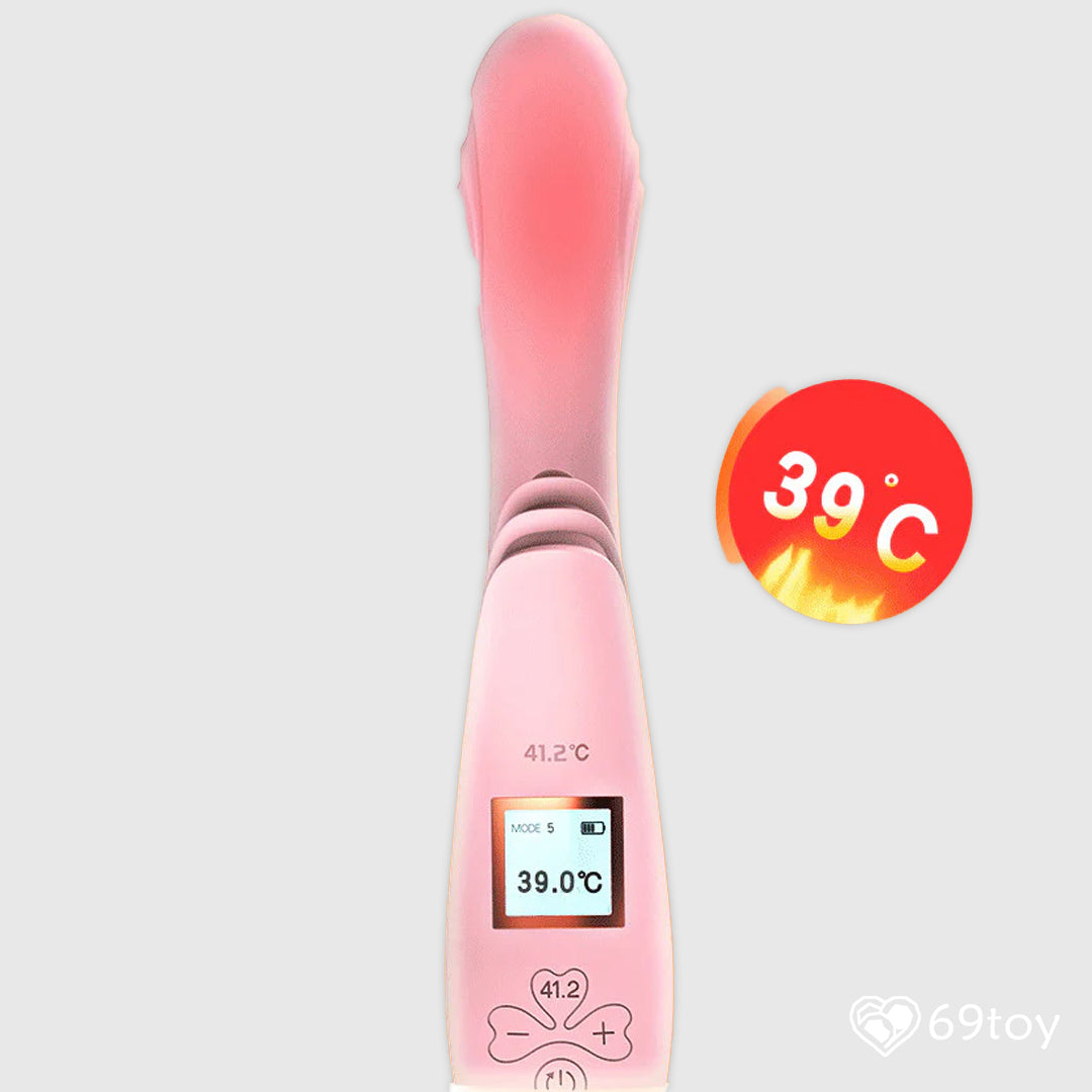 Lilo Smart Heating With LCD Rabbit Vibrator