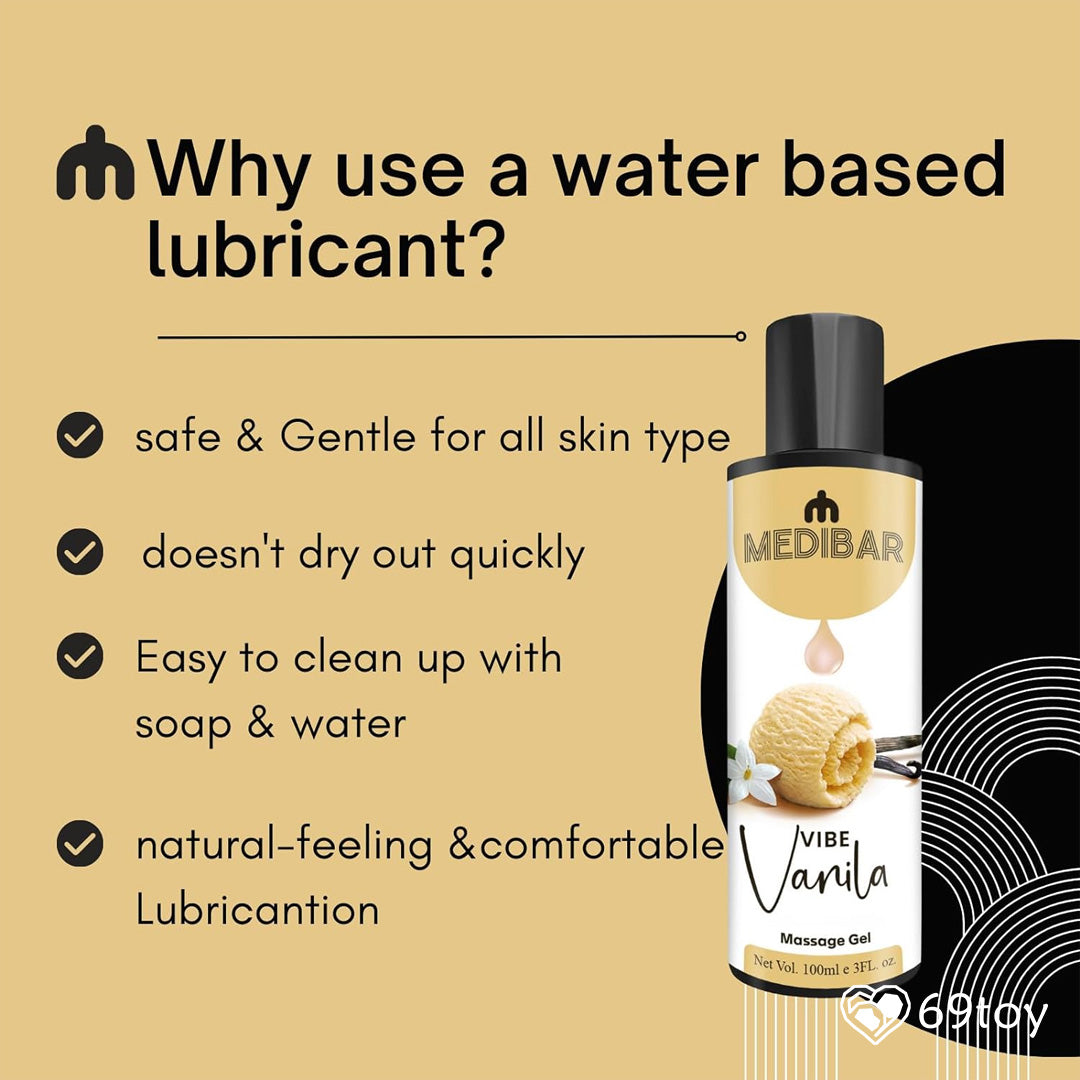 Medibar Natural Intimate Lub & Massage Gel - Vanilla