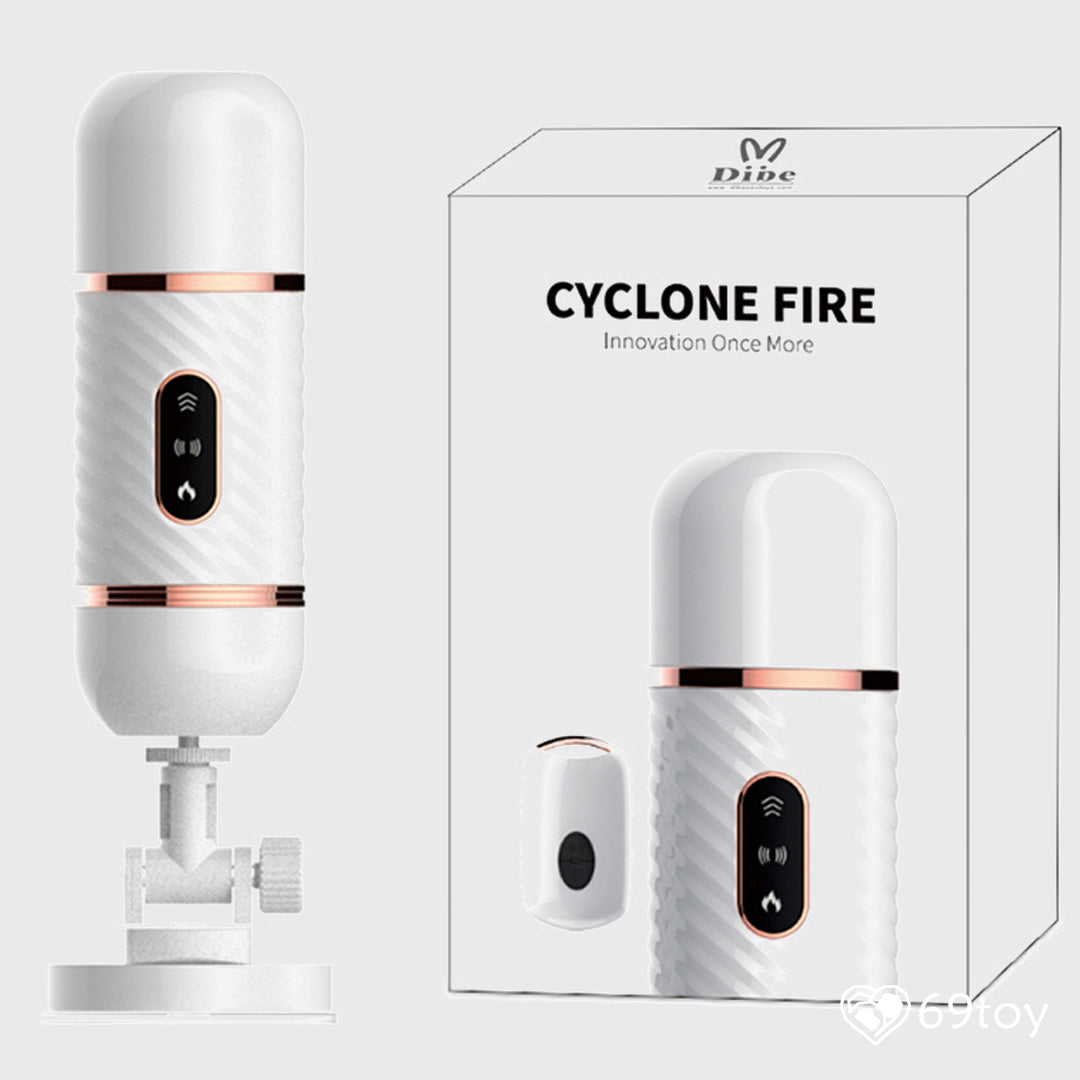 Original Cyclone fire automatic thrusting realistic dildo with balls sex toys for women