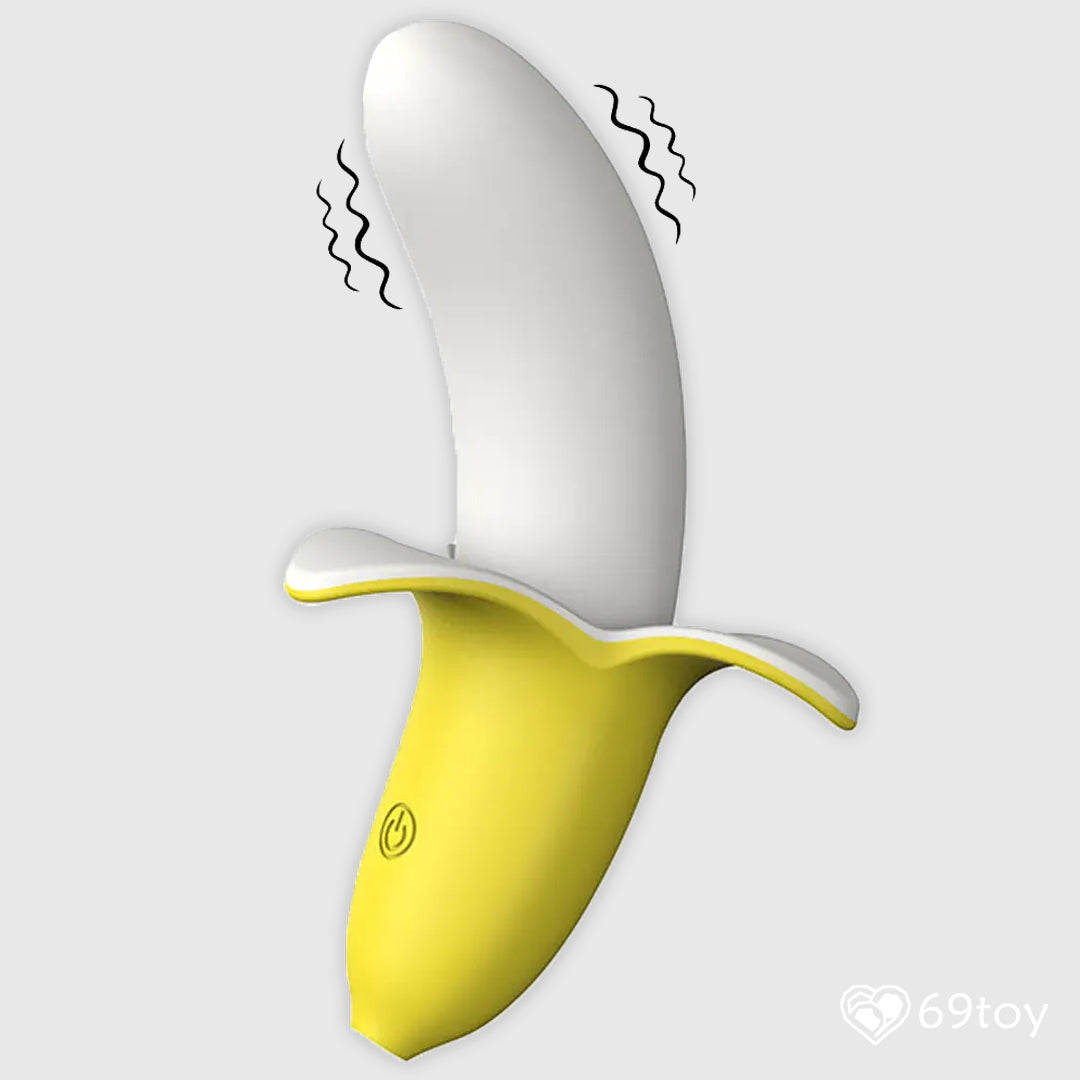 Silicone Banana G-Spot Dildo Vibrator