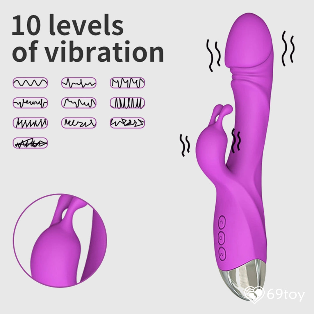 Silicone G-spot Stimulator Rabbit Vibrator