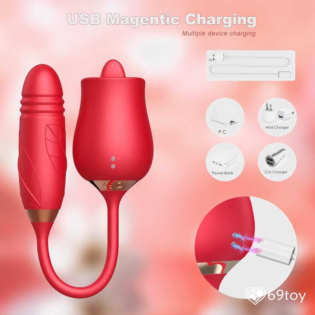 USB-Rechargeable-thrusting-dildo-with-rose-tongue-licking-vibrator-sex-toy-for-women