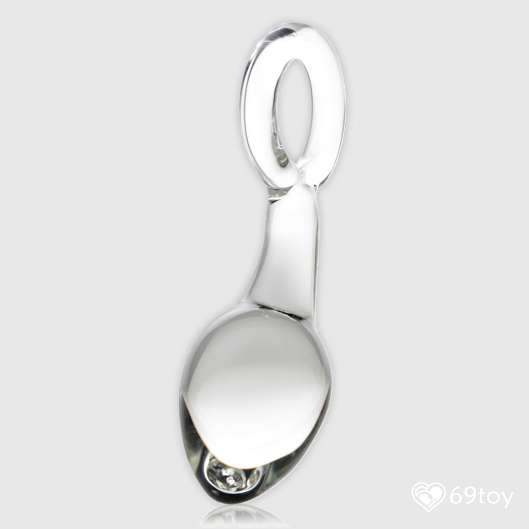Devi Glass Anal Plug with Ring
